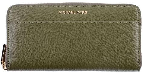 michael kors wallet apple green|Michael Kors army green wallet.